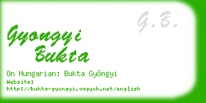 gyongyi bukta business card